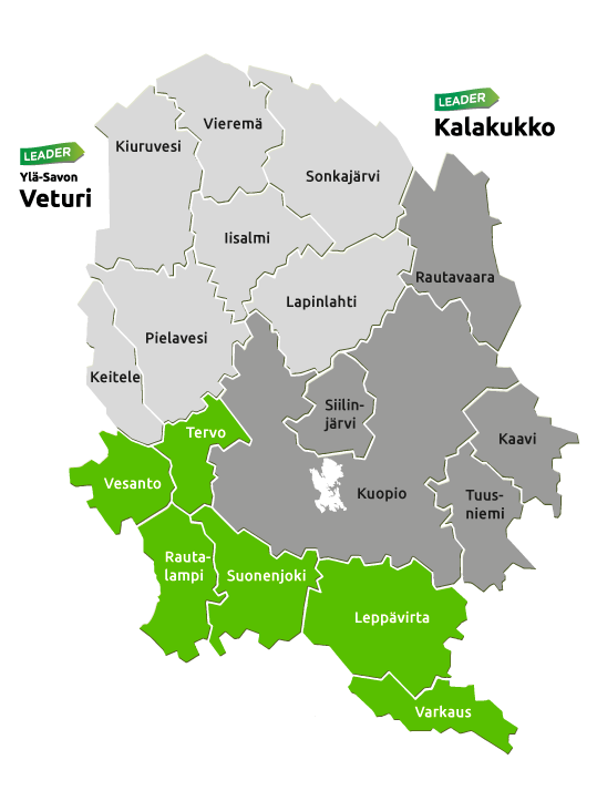Mansikan toiminta-alue on Vesanto, Tervo, Rautalampi, Leppävirta, Suonenjoki ja Varkaus.